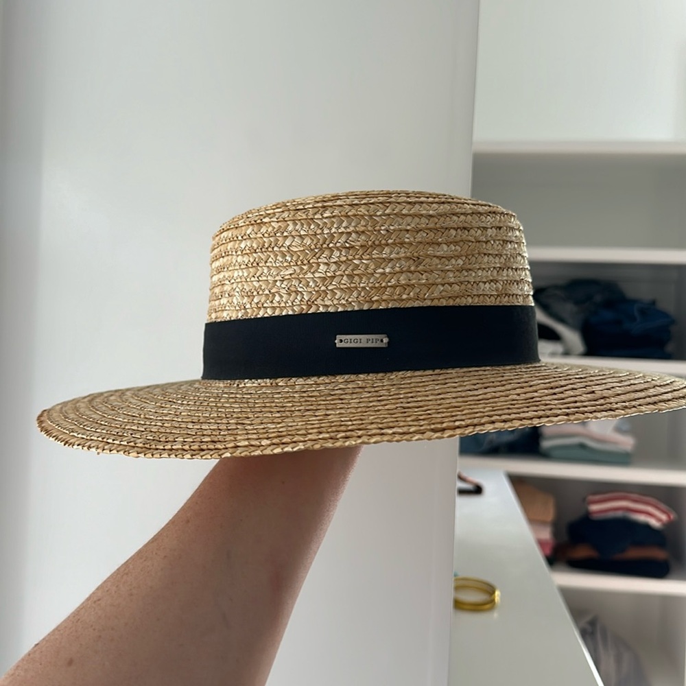 Gigi Pip Boater Hat